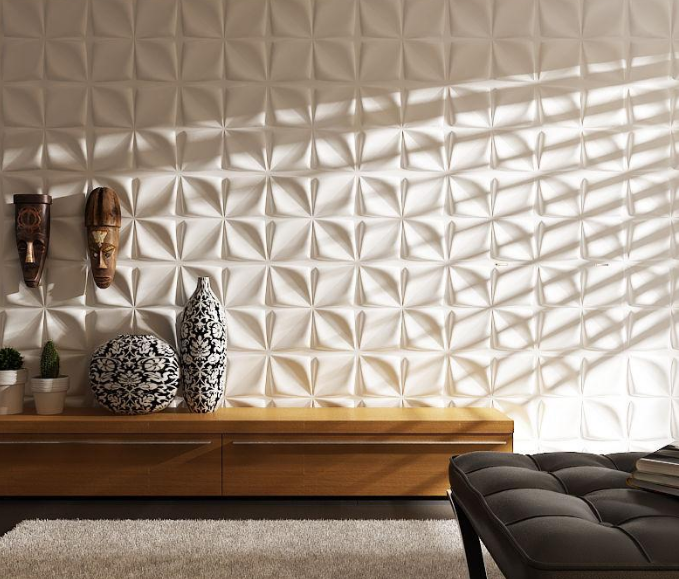Tendencias de decoración: paredes 3D para decorar tu hogar